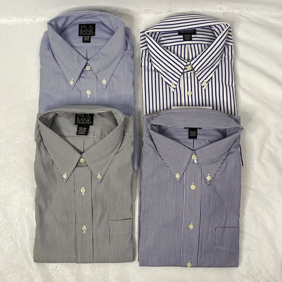 Jos. A. Bank Other - 4 Jos A Bank 17-1/2x36 Striped Dress Shirts